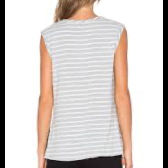 New Premium Striped Hye Park & Lune “Dylan” Sleeveless Tank Top Size 2 - Picture 2 of 8